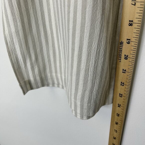 NEW Fresh Produce Pull On Cropped Pants Womens Size XS Beige Wide Leg Capris - Picture 8 of 11